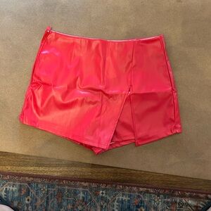 Stylish Red Women's Shorts
